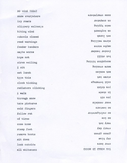 no work today - the world is round