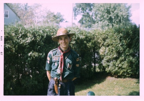 Scouting out the backyard