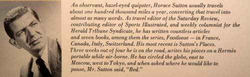 he carried a Hermes, and typed on planes