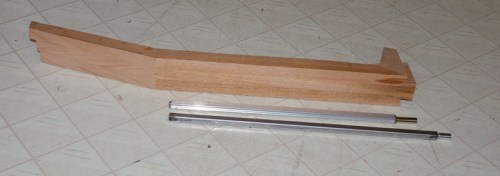 neck blank with 2 types of truss rods