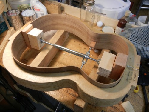 ribs in mold with spreaders