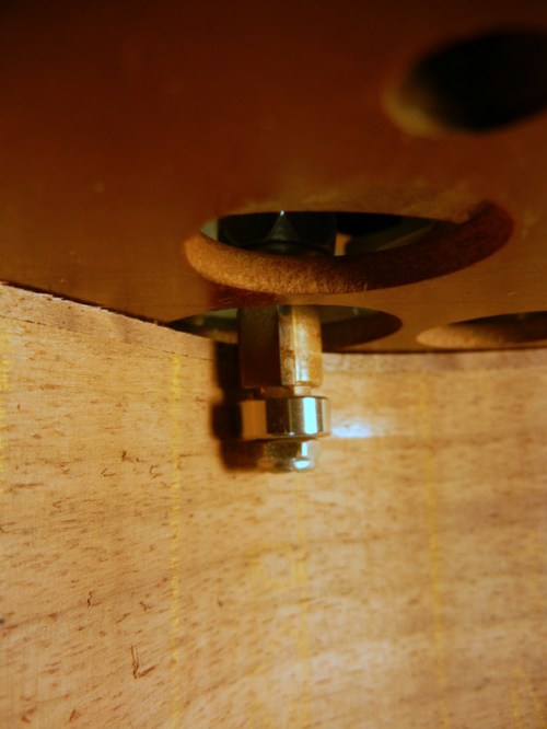 trimming the overhang with the router