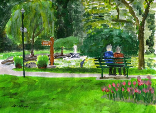 Fountain Lake - Beacon Hill Park - Victoria