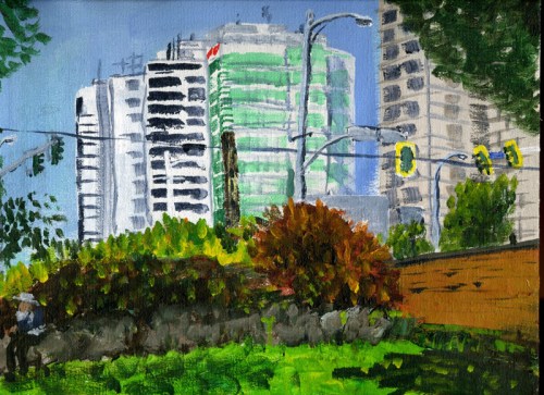 the final warm up sketch