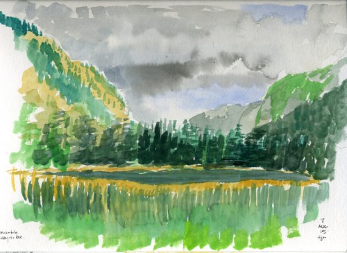 lake at Marble Canyon