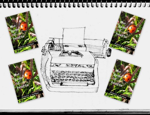 The Game of Hearts was written on an actual typewriter!