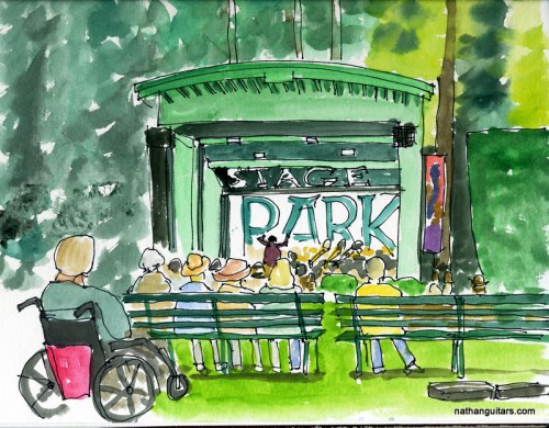 concert at the bandshell