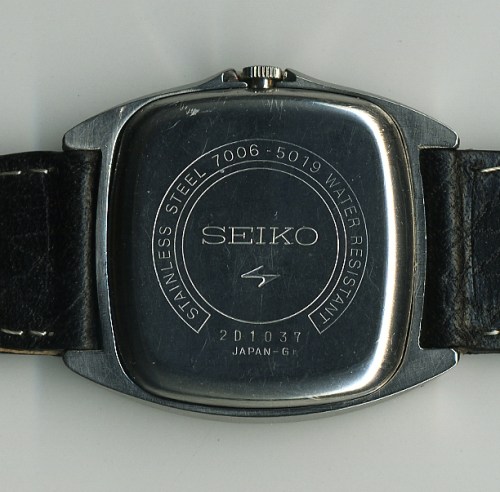 back side of blue faced