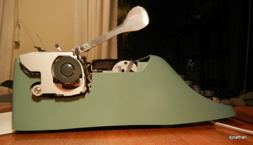 large folding paddle like lever
